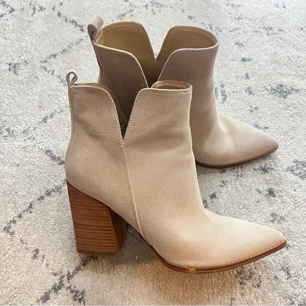 Suede Leather Ankle Boots